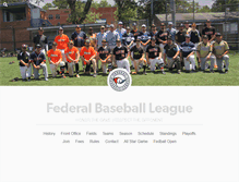 Tablet Screenshot of fedball.com